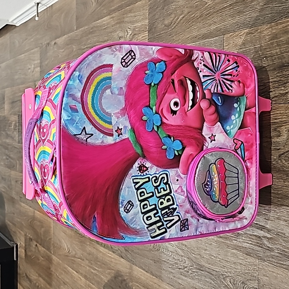 DreamWorks Trolls kids suitcase with wheels